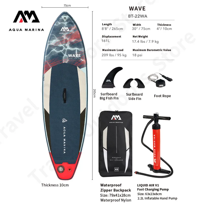 AQUA MARINA NEUE 2023 WELLE 8'8 2