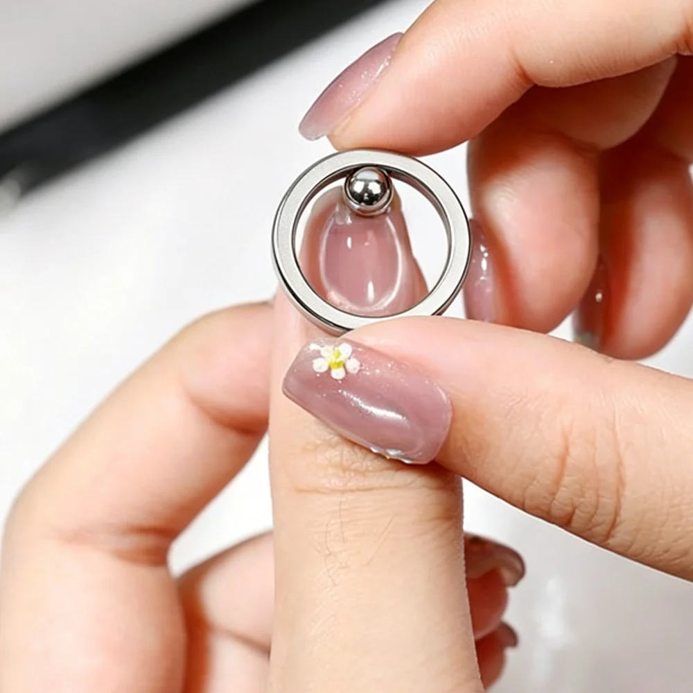 Circular Black Hole Cat Eye Magnet for DIY Nail Art with Gel Polish
