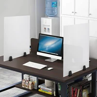 2 Pcs 24*18 Inch Acrylic Office Desk Privacy Panels Frosting Process Desk Privacy Divider for Office 1