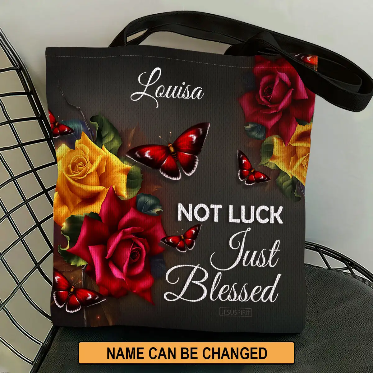 

Stylish Design Lady Office Handbag Red Rose Butterfly Print Totes Bags Women Dropshipping Large Capacity Female's Shoulder Bag