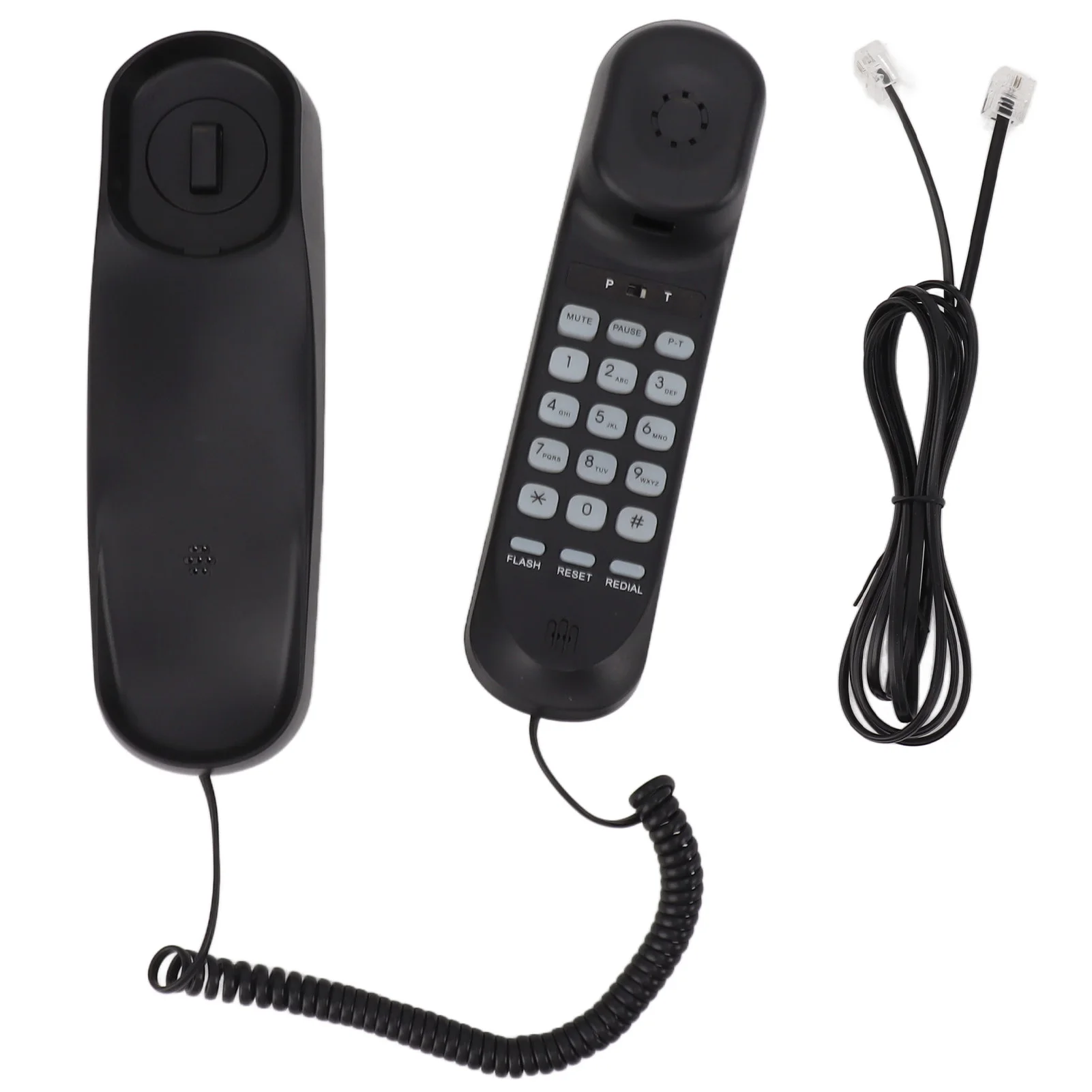 Corded Phone Corded Phone Multifunctional Clear Sound Adjustable Volume Wall Mountable Landline Telephone for Home Hotel