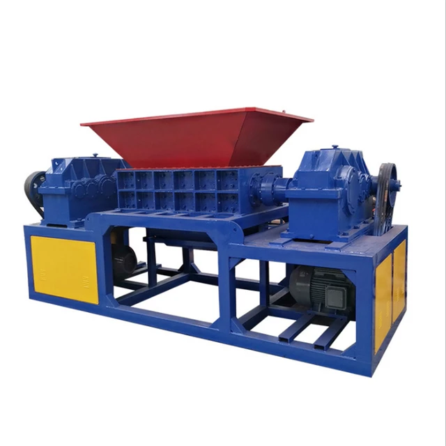 YG-duplo eixo plástico madeira Shredder máquina, triturador de