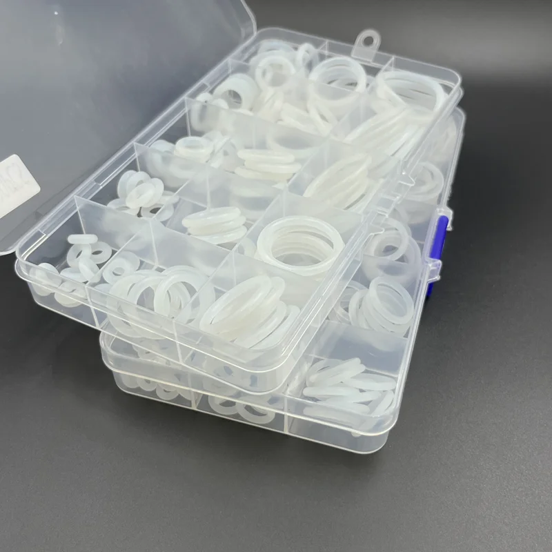 Silicone O-ring VMQ o ring seal set CS 1.5/2.0/2.4/3.1mm Insulated Waterproof Washer Round O Shape Food Grade Oring Kit