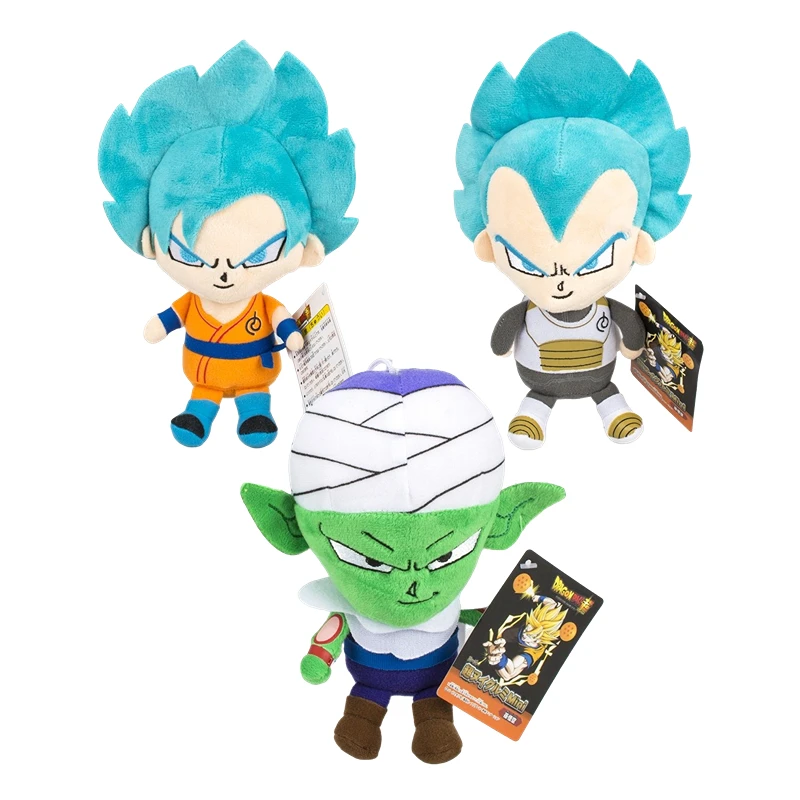 The Newest Dragon Ball Anime Plush Toys Cartoon Super Saiyan Goku Vegeta Piccolo Manga Character Stuffed Dolls for Kids  Gift фигурка banpresto dragon ball gogeta vol 5