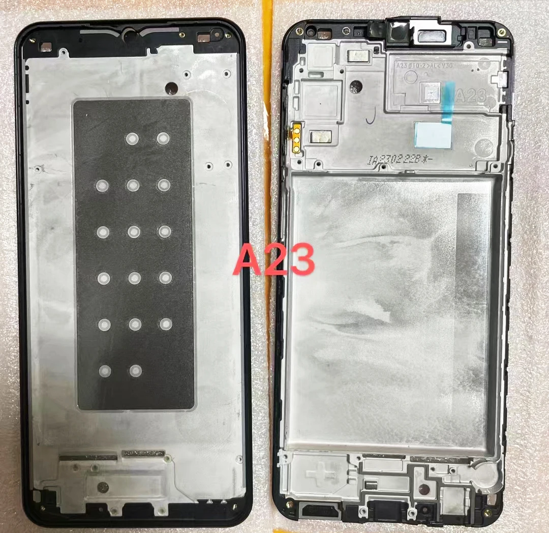For Samsung Galaxy A23 Sm-A235 Lcd Front Frame Bezel Middle Frame Housing Front Chassis Plate Panel Smartphone Parts