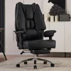 Big and Tall Office Chair 400lbs Wide Seat, Leather High Back Executive Office Chair with Foot Rest, Ergonomic Office Chair Lumb 1