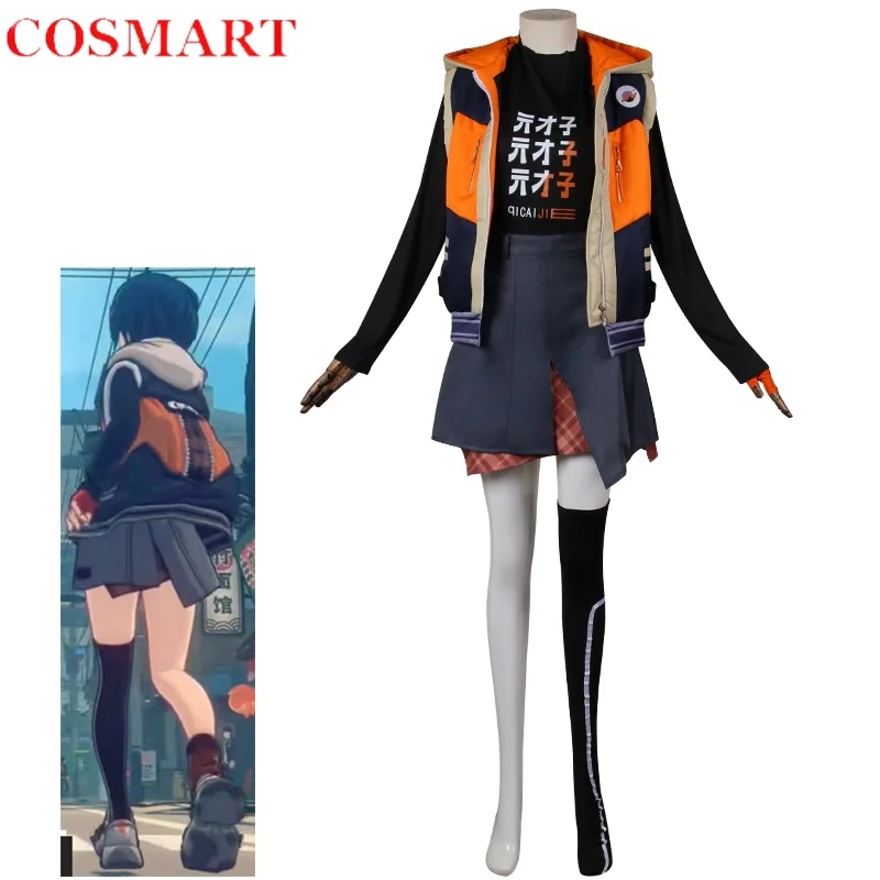 

COSMART Zenless Zone Zero Ling Zhe косплей костюм косплей игры аниме Униформа Hallowen ролевая одежда
