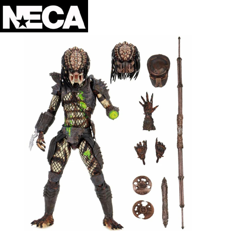 

In Stock NECA Original Predator 2 Ultimate Battle Damaged City Hunter 7 Action Figure Boys Gift Collection