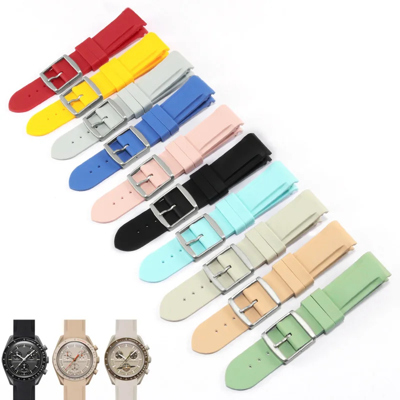 Cinturino In Gomma Cicidd Adatto Per Cinturino Per Orologio In Silicone Morbido Serie Planetaria Omega Swatch Per Uomo E Donna
