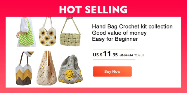 TPRPYN Strawberry bag Crochet Kit with yarn knitting Jacquard Handbag  Crocheting kits beginner handmake shoulderbag DIY set