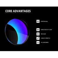 Square Yellow Night Vision Anti-Glare Goggles for Men Women Driving Fishing Beach Sunglasses UV Protection Polycarbonate Glasses - Image 6