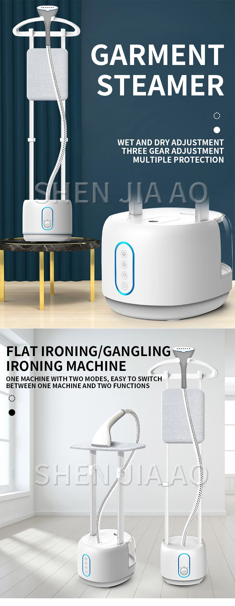 NJR-869 Máquina De Engomar De Suspensão Elétrica,