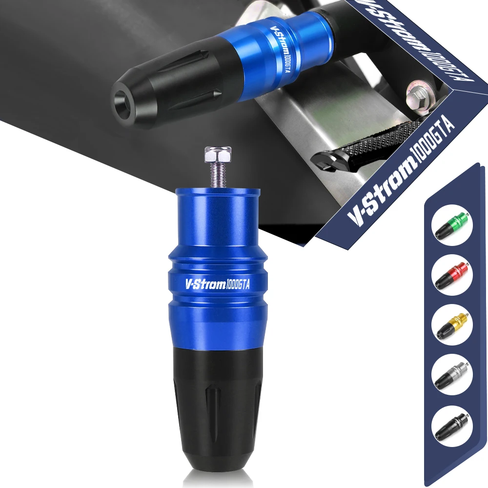 Per Suzuki Vstrom1000 Gta V-Strom1000 Gta 2012-2018 Moto Frame Crash Bar Case Sliders Crash Pad Cursori Di Scarico Crash Protector