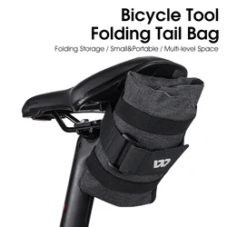 Compact Bike Saddle Bag - Essential Cycling Tool Pouch and Accessory Pack (Storage Bag)
