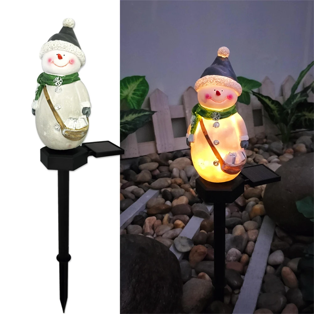 

Christmas Santa LED Solar Lights IP65 Waterproof Garden Landscape Lawn Lamp For Yard Patio Garden Pathway Porch Decor