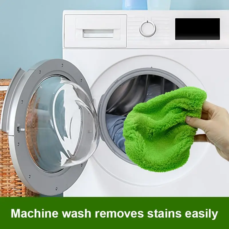 2pcs Flat Mop Replacement Cloth Cover Reusable Microfiber Cleaning Pad Mop Cloths for Swiffer Sweeper XL