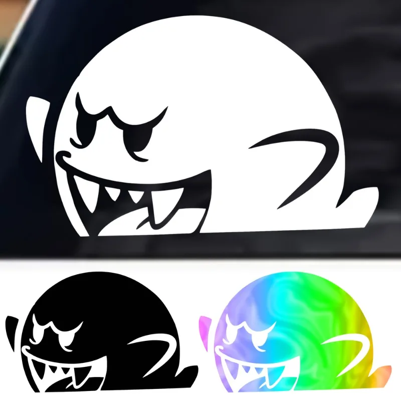 

Cute Anime Car Decals BOO GHOST PEEKER Vinyl Decal JDM Stickers Anti-Scratch Waterproof Stickers Auto Window Bumper Windshield