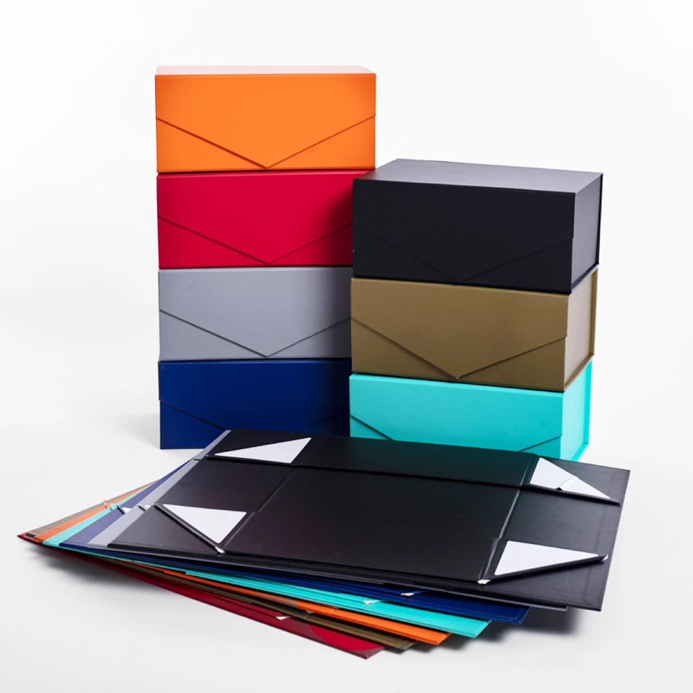 Collapsible Magnetic Gift Box with Lid – Large Rectangle Storage Box for Bridesmaid & G... - SKU FGB60968 - UGI Packaging