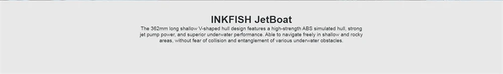 UDIRC UDI023/UDI023PRO 2.4G Brushed/Brushless Jet Spray RC Boat INKFISH Remote Control Speedboat Waterproof Self-Righting LED Lights RTR High Speed Vehicles Models Toys