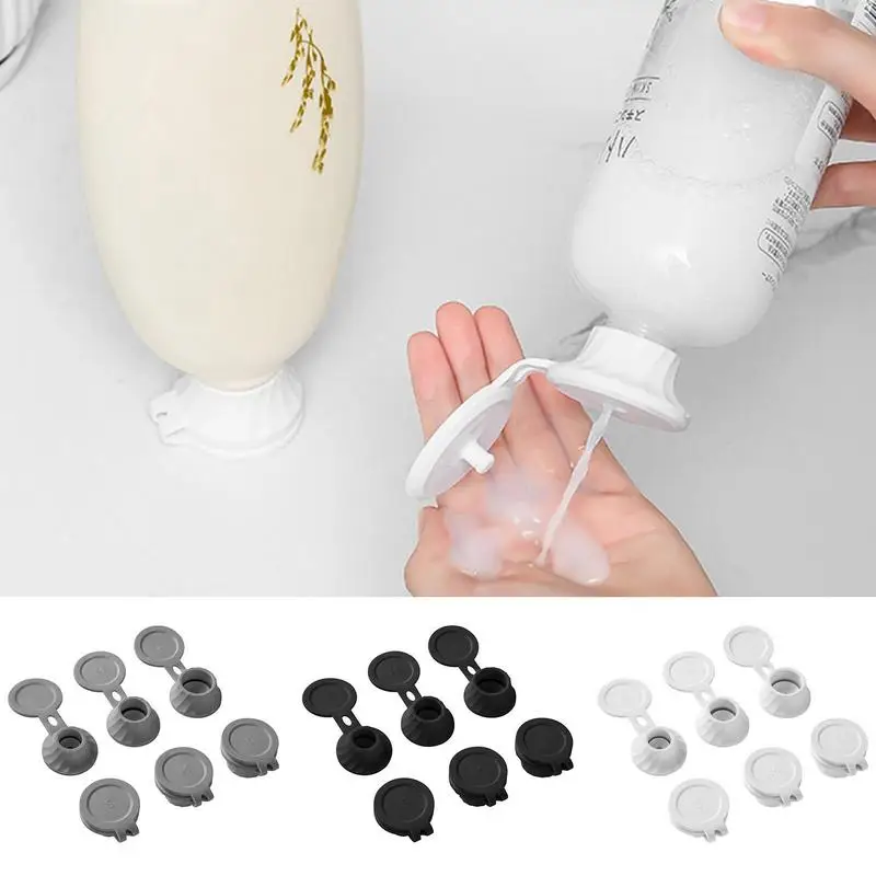

Bottle Emptying Caps 6pcs Leak-proof Bottle Cap 3 Sizes Inverted Bottle Cap Kit Adapters Transfer Connector Plastic Bottle Cap