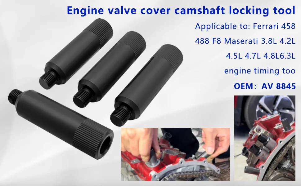 Motornockenwellenverriegelungs-Timing-Werkzeugsatz passend für Maserati 3.8T V8 Motor-Timing-Werkzeug Alfa Romeo 2.9 Motor Ferrari 458 – Detail 4