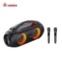 XDOBO VIBE PLUS Karaoke 80W Portable Bluetooth Speaker TWS Wireless Subwoofer RGB Light Support FM Radio Power Bank Function 1