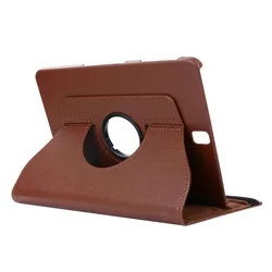 Versatile 360° Rotating Flip Stand PU Leather Tablet Case - Tab S3 T820 9.7inch (Brown)