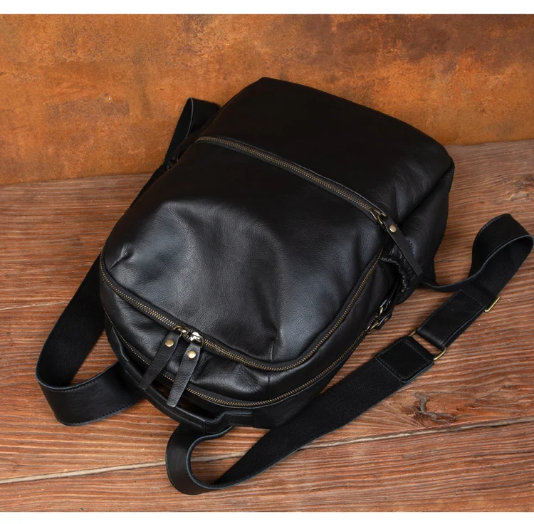 جلد المرأة في الهواء الطلق السفر على ظهره Vintage سعة كبيرة على ظهره حقيبة مدرسية للرجال على ظهره ل 15.6 بوصة حقيبة كمبيوتر محمول