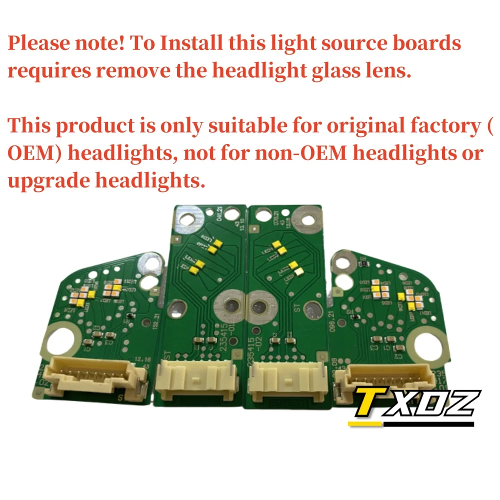 2020 2021 2022 BMW G30 G31 F90 M5 LCI용 논RGB 엔젤아이 DRL 보드, 노란색 주간 주행등 235.083-02 빨간색 파란색