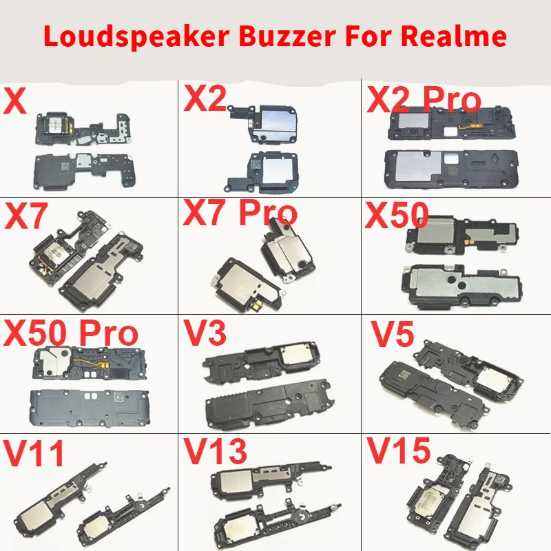 Громкий динамик зуммер для realme X X2 X3 X7 X50 Pro 5G V3 V5 V11 V13 V15 громкий динамик ЗУММЕР звонок гибкий кабель Запчасти