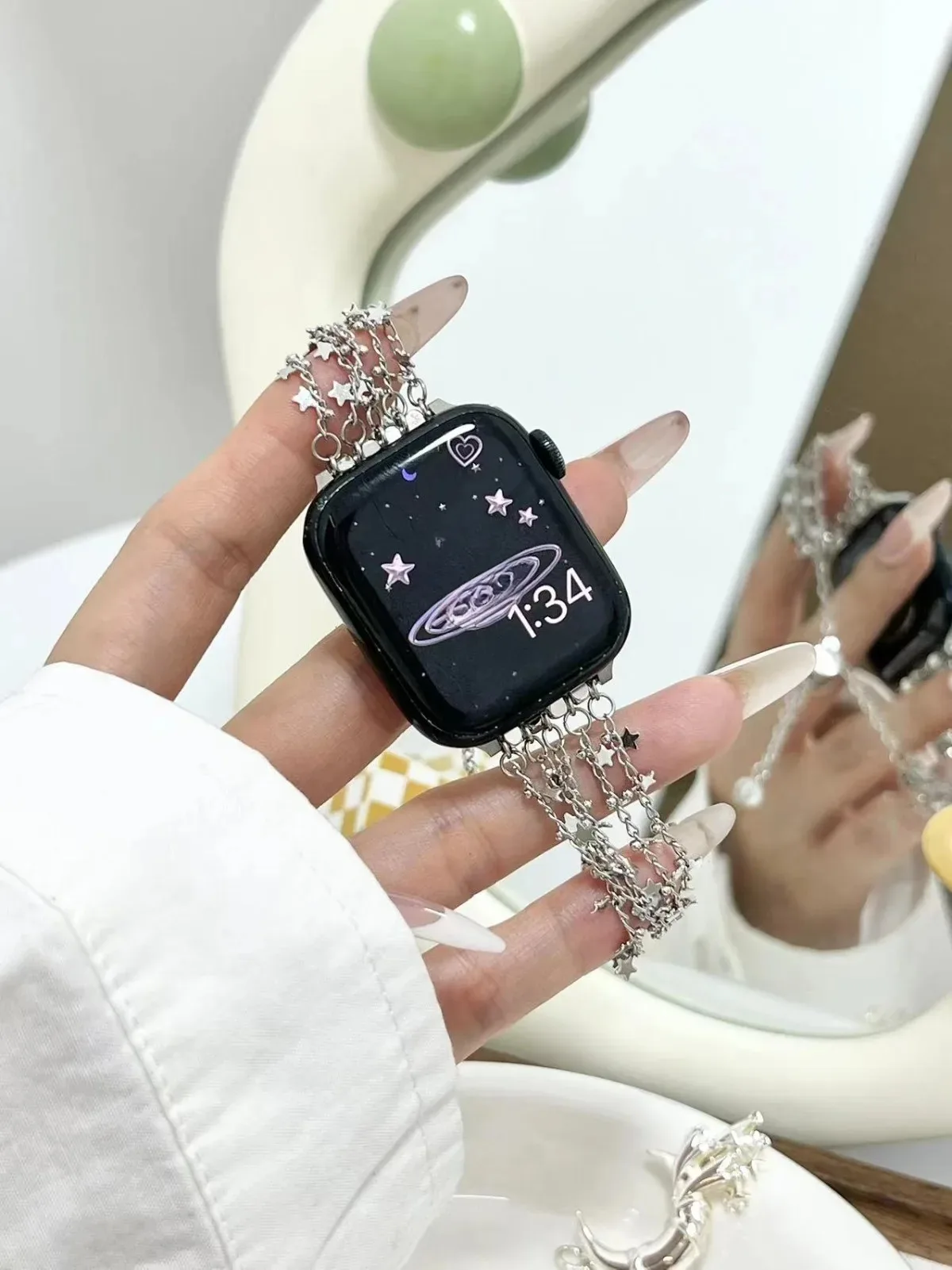 Cinturino per iWatch 42/44/45/46/49mm 38/40/41mm Cinturino per orologio in metallo alla moda per serie di orologi Ultra2 Serie 10/9/8/7/6/5/4/3/2/1_voghion.com