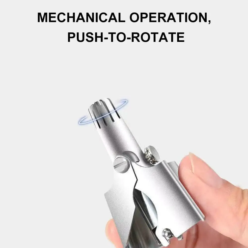 Nose Hair Trimmer For Men And Women No Noise Washable Manual