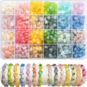 Pastel Star Heart Beads 1