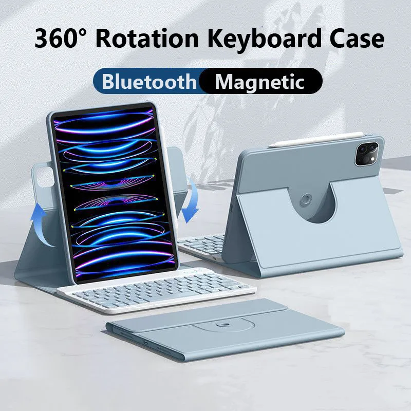 Per Huawei Matepad Pro 13.2 Pollici 2023 360 ° Ratate Case Rotazione Custodia Tastiera Magnetica Smart Folio Stand Cover