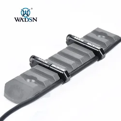 2 Pcs 20mm Picatinny Wire Guide System Arson Machine Cable Management CNC M300 M600 PEQ15 DBAL-A2 Weapon Light Switch Cable Clip