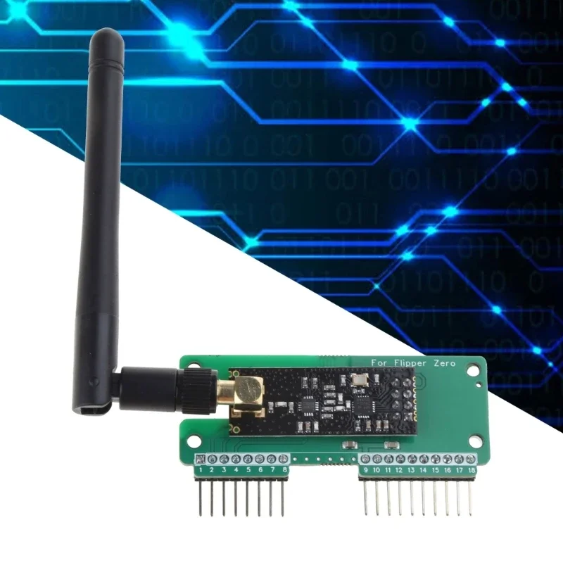 Flipper NRF24 및 GPIO 모듈용 Antanna 포함 장거리 전송 거리 향상된 무선 통신