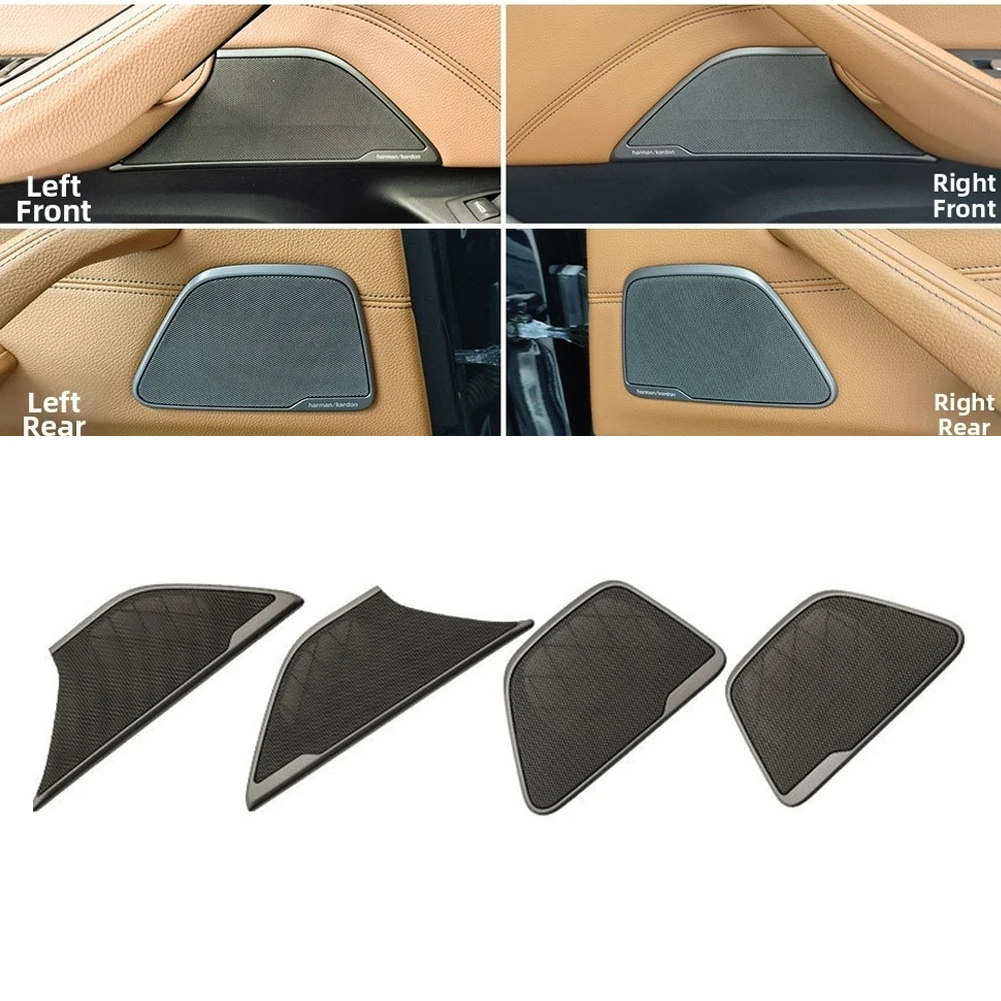 자동차 인테리어 도어 라우드 스피커 커버 51417416809 BMW 5 6 시리즈 G30 G32 자동차 액세서리 인테리어 경적 및 알람 부품