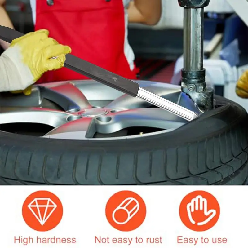 Tire Bar Tool Pry Bar Tire Removal Tool Pry Flat Crowbar Changing Straight Lever Hand Tools Spoon For