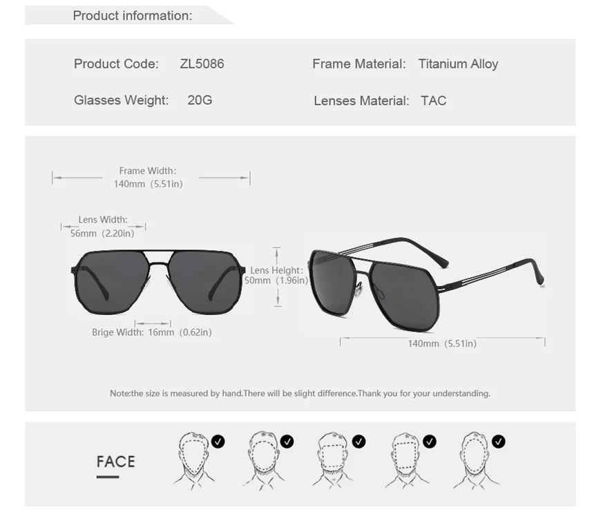 CLLOIO Vintage Polarisierte Sonnenbrille Männer Klassische Driving Shades Sonnenbrille Vintage Reise Angeln Sport Brille Radfahren Brille – Detail 6