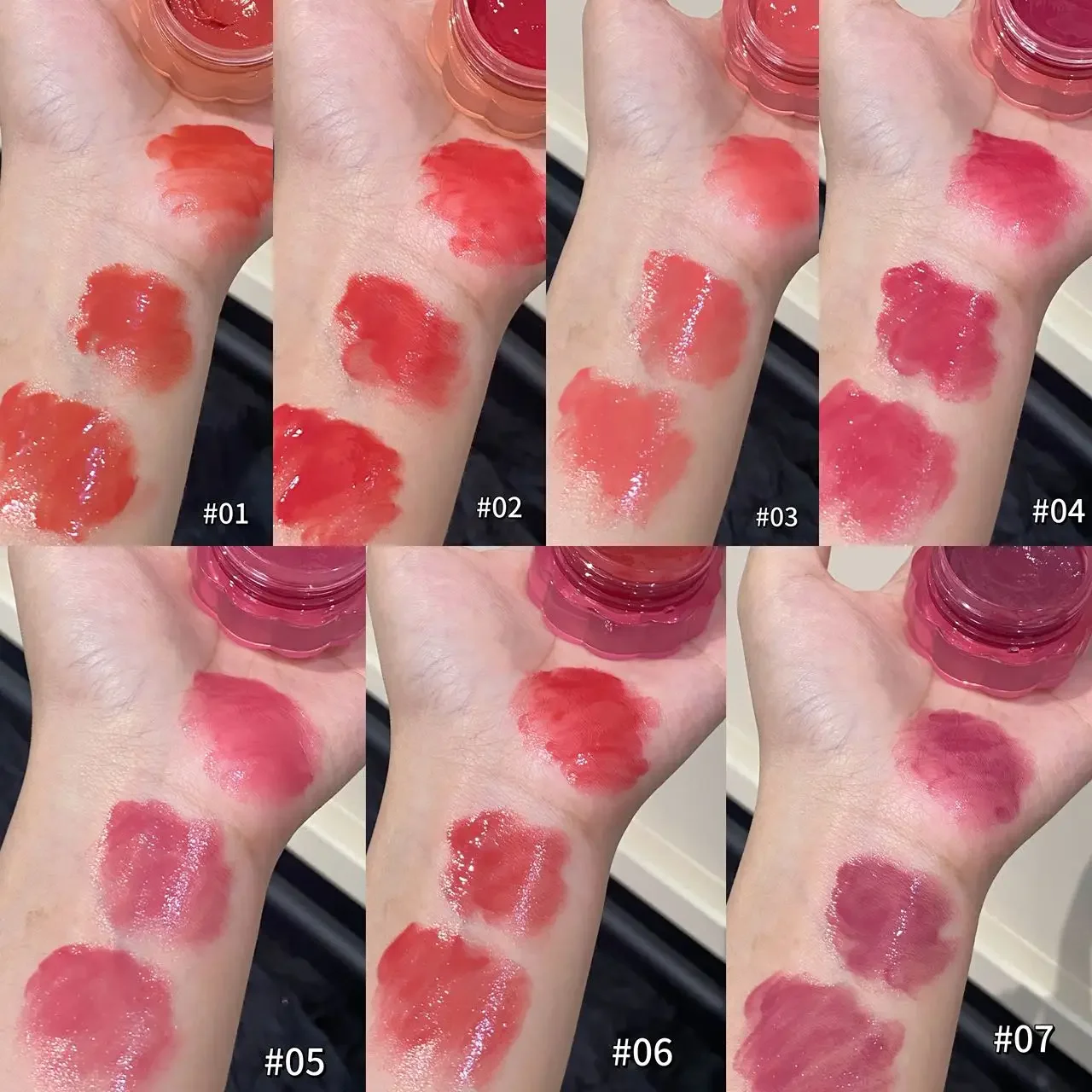 Description Picture 3 of itemMirror Water Liquid Lipstick Crystal Jelly Lip Gloss Moisturizing Sexy Lip Plumper Makeup Tint Long Lasting Korean Cosmetics