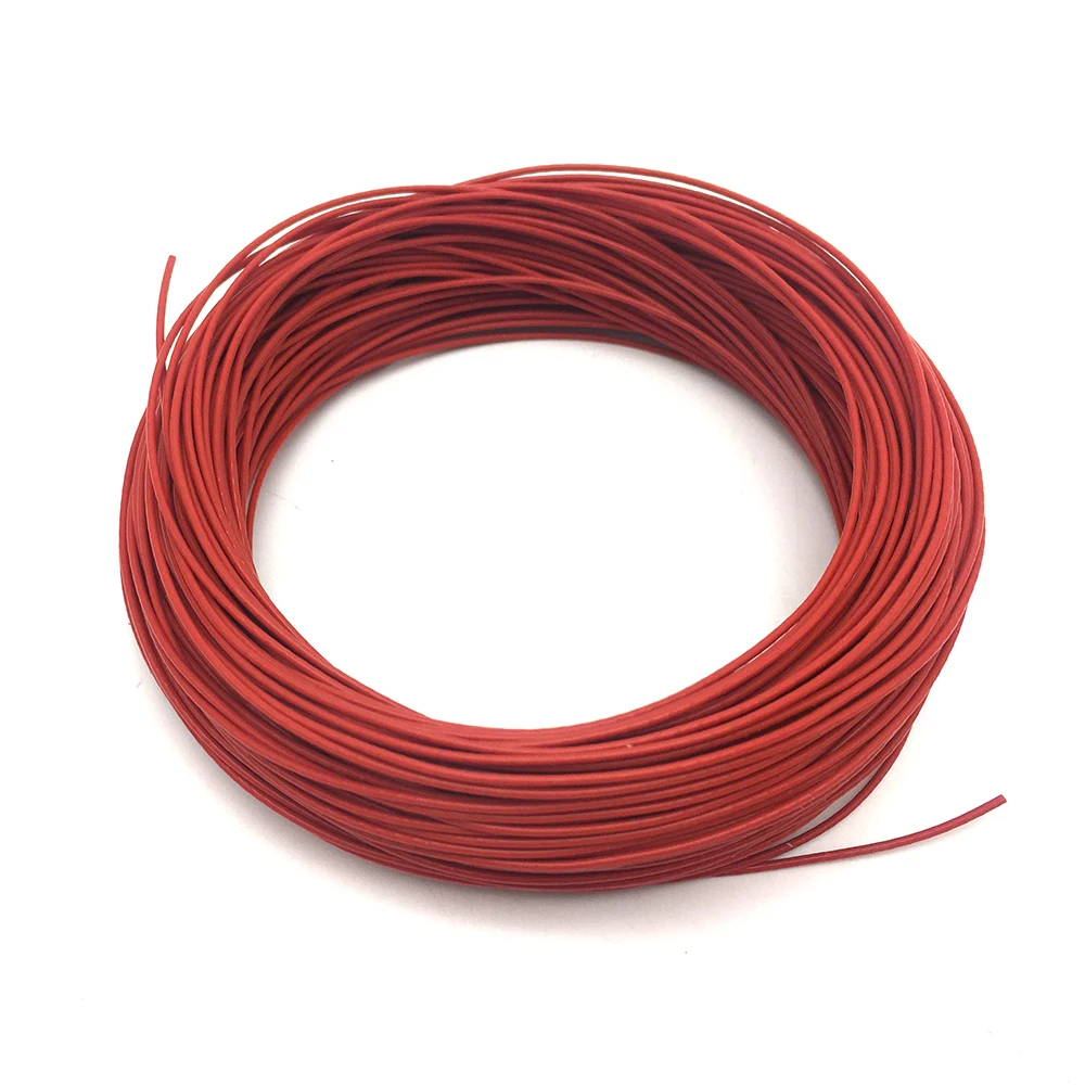 Fil Chaud Silicone 5V/12V/24V/36V/48V – Câble Chauffant En Caoutchouc De Silicone Pour Siège Auto, Dégivrage, Vêtements Chauffants – Résistance Au Choix (0.3Ω à 20Ω/m)
