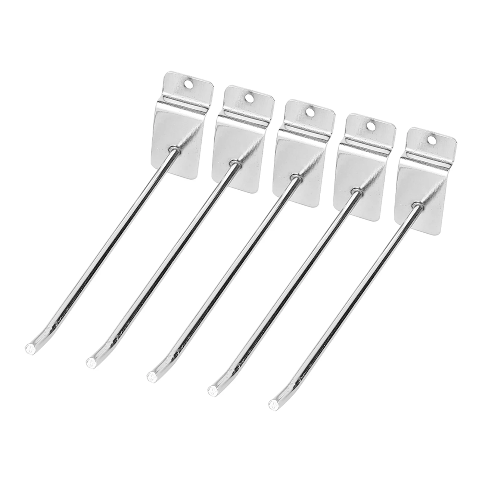 25pcs 15cm 6 Inch Slat Wall Panel Hook Wall Product Carrier Shop Shelf Hook Shop Shelf Hook Slat Wall Panel Hook Wall Panel Hook 3