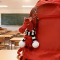 Red horse with scarf