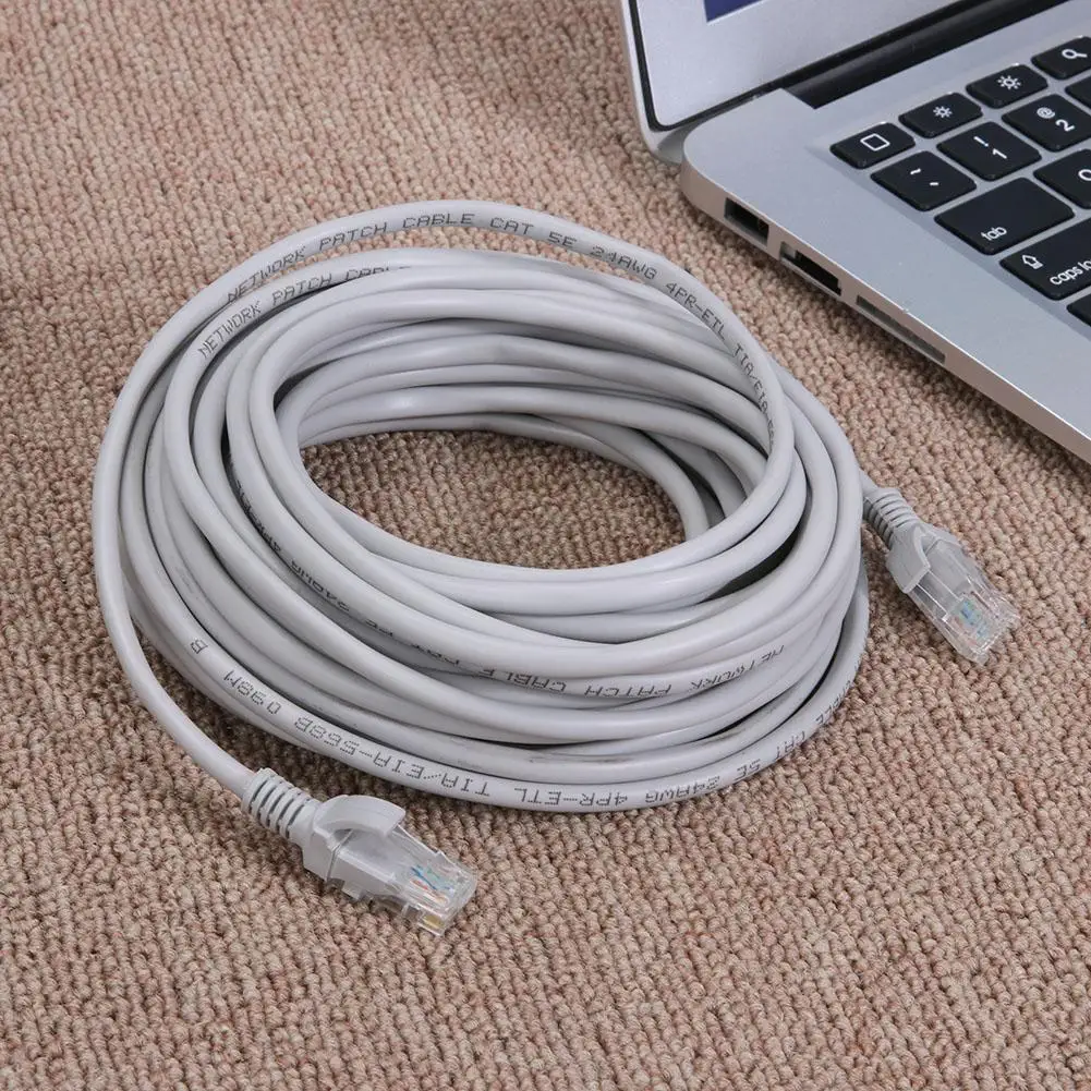Ethernet-кабель для высокоскоростного маршрутизатора, 5 м, 10 м, 15 м, 20 м, 30 м, компьютерный кабель с коннектором RJ45, Интернет-сеть, патч-корд для маршрутизатора ПК
