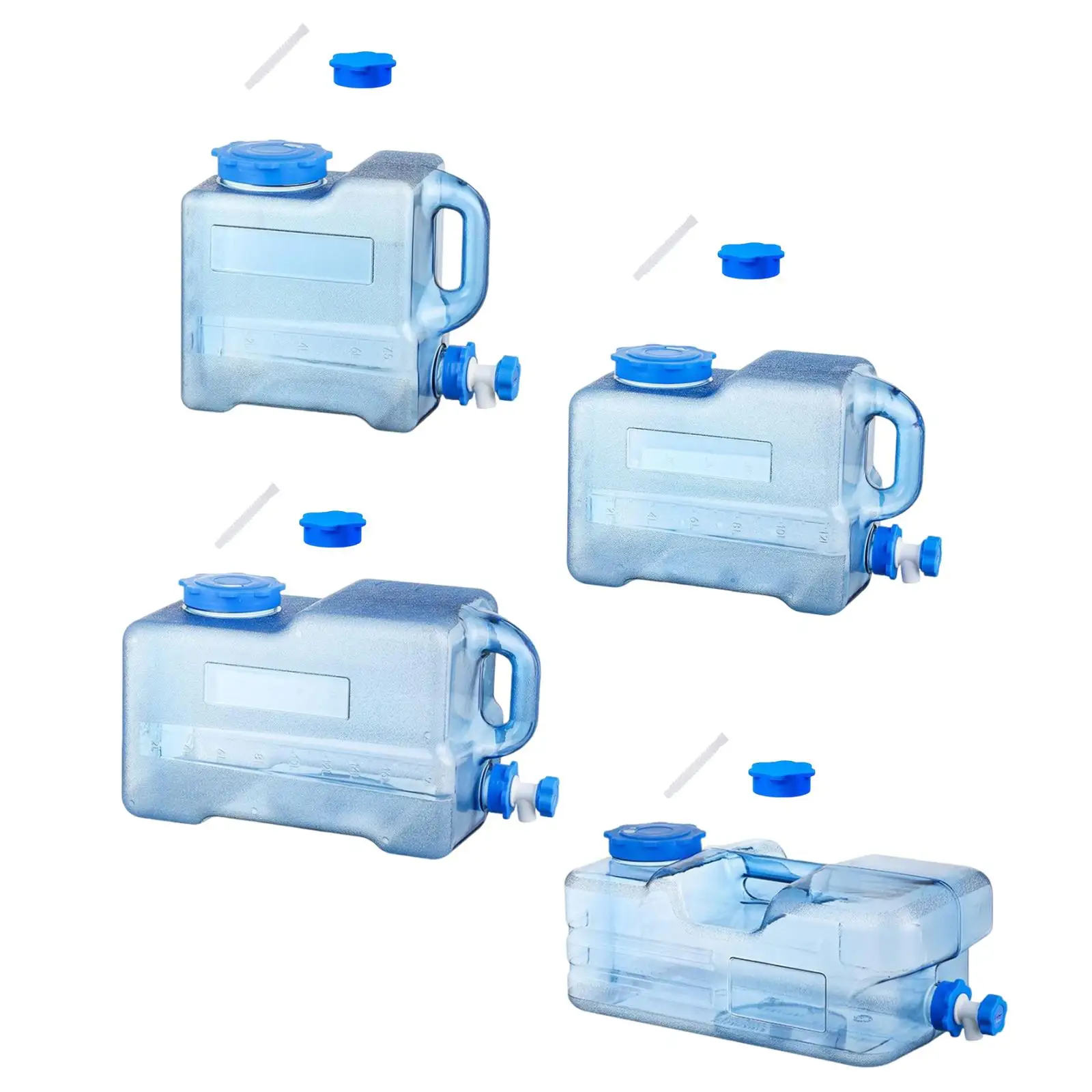 

Camping Water Container with Faucet for Survival Dish Washing Backpacking