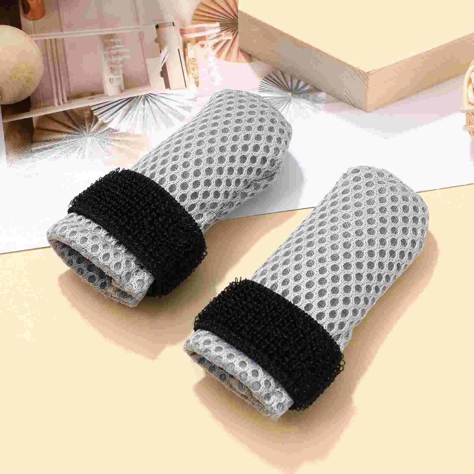 4 Pcs Cat Shoes Breathable Mesh Elastic Band Socks Foot Covers Feet Sleeve Cat Claw Caps Nail Covers Pet Products Supplies