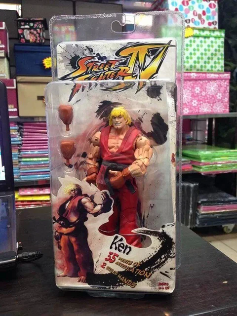 17cm Kawaii Street Fighter Anime Action Figure PVC Hoshi Ryu Ken