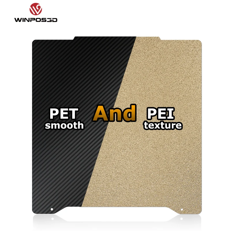 190x190mm for Prusa Mini Upgrade Heated Bed PEI Texture Smooth PEO PEY PET PEI Sheet Double