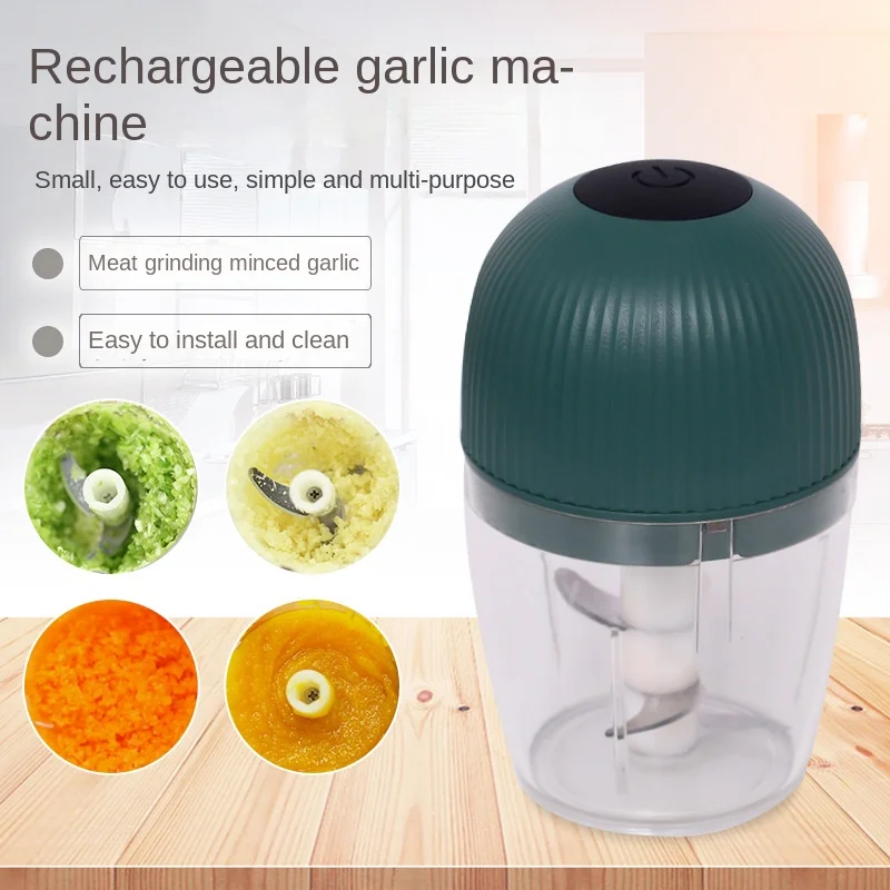 Small Portable Garlic Smasher Household Kitchen Multi-Functional Complementary Food Stirring Broken Ginger Crushing wireless multifunctional electric egg beater usb rechargeable garlic chopper quick stirring easy use handheld kitchen blender