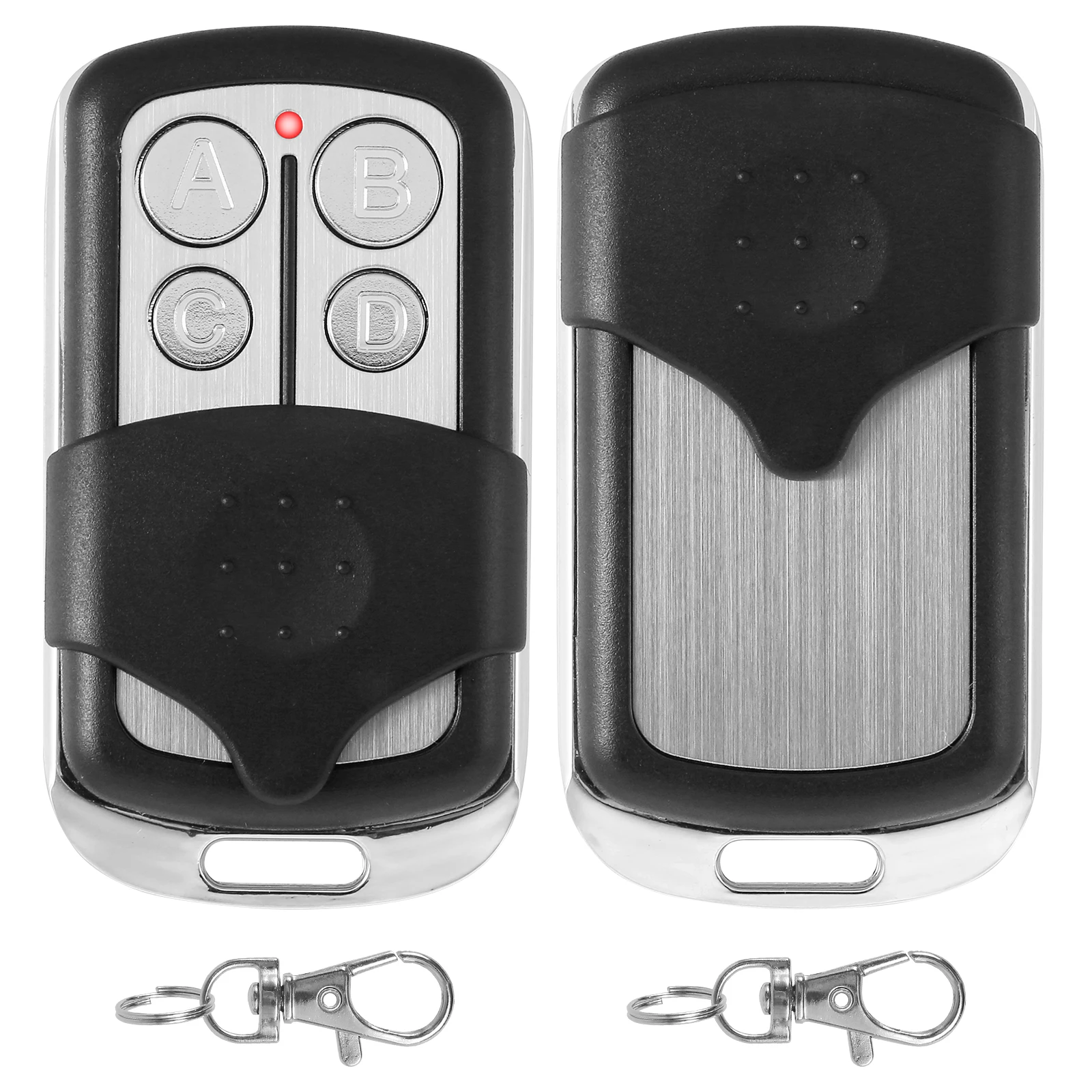 Description Picture 3 of item2Pcs Wireless Garage Door Remote Control Keychain Garage Gate Copy Remote Control Mini Electric Gate Opener Remote Control